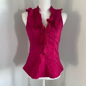 EXPRESS Women’s dress ruffled tank top